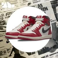 ราคา ♞,♘Jordan Air Jordan 1 High OG "Lost&Found" vintage oxidation trend retro high cut white red Chicag (29337406227)