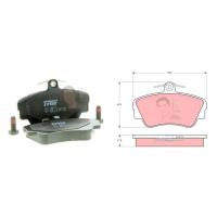 ราคา GDB812 ผ้าเบรค-หน้า(TRW) (เนื้อผ้า COTEC) VOLVO 460 (15022745737)