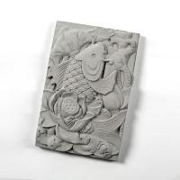 ราคา แม่พิมพ์ซิลิโคนกระเบื้องคอนกรีตลายบัว/ปลาคาร์ปสไตล์คลาสสิก สำหรับปูพื้น/ตกแต่งผนังสไตล์จีนโบราณ (44503880695)