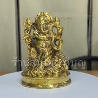 ราคา พระพิฆเนศ ปางทรงดนตรี พระพิฆเนศ เป่าขลุ่ย เนื้อทองเหลือง (29263301127)