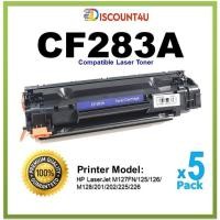 ราคา **Pack5**.. Discount4U ตลับหมึก Toner 83A / CF283A / 283A ใช้กับ HP LaserJet Pro MFP M125a/M125nw/M127fn/M127fw/M127fp (6518627639)