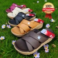 ราคา SIZE36-39 KITO รองเท้าแบบสวมของแท้ ส้น2นิ้ว ใส่ได้เดินง่ายสบาย พื้นนิ่ม รหัสAW4W (40518960469)