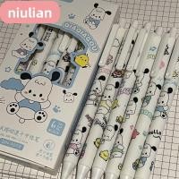 ราคา NIULIAN 6 ชิ้น/เซ็ตปากกาลูกลื่น,หมึกสีดํากดประเภทเจลปากกา,สร้างสรรค์เขียนเครื่องมือ 0.5 มม.สํานักงานอุปกรณ์การเรียนปากกาเป็นกลาง (48205005353)