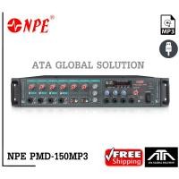 ราคา NPE PMD150MP3 AC/DC POWERMIXER LINE PMD 150 MP3 POWERMIX PMD-150 MP3 แอมป์เสียงตามสาย ใช้ได้ทั้งไฟบ้าน 220V ไฟรถ DC12V (7996047061)