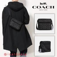 ราคา Isa Lovely Shop Coach C9870 SULLIVAN FLAP CROSSBODY IN SIGNATURE CANVAS Color : GUNMETAL/BLACK/CHARCOAL (24916439954)