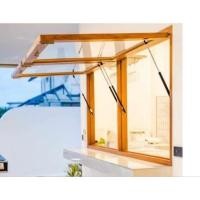 ราคา หน้าต่างบานเปิดคู่ อลูมิเนียมไม้สน (26817227385)
