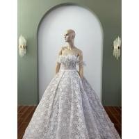 ราคา ชุดแต่งงานเกาะอก สุ่มฟู ลายลูกไม้ทั้งชุด W005 มือสองสภาพดี 99% พร้อมส่ง❗️ (20587352090)