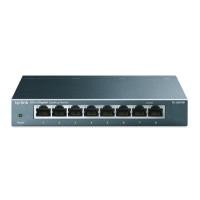 ราคา SWITCH HUB สวิตซ์ฮับ TP-LINK 8 PORTS GIGABIT PORT TL-SG108 IN METAL CASING ประกัน LT. (20731657031)