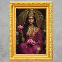 ราคา รูปภาพ รูปมงคล LAX40 รูปพระแม่ลักษมี แนวภาพเขียน พระแม่ลักษมี องค์บูชาพระแม่ลักษมี เสริมทรัพย์ เสริมความรัก การงาน (27809536647)