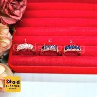 ราคา แหวนนากฝังพลอย เสริมบารมี นากชุบ ใส่ได้ทุกโอกาส (20478154859)
