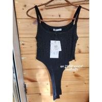 ราคา (Loh Tuโล๊ะตู้) Bodysuit บอดี้สูท zara สีดำ (20180743327)