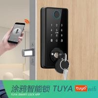 ราคา อุปทานพิเศษปิดล็อคประตูไม้สมาร์ทล็อคสไตล์อเมริกันมาตรฐาน Stay Lock ลายนิ้วมือ Lo (51203865654)