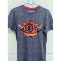 ราคา เสื้อยืด คอกลม แขนสั้น Superdry ไซส์ M สีเทาเข้ม ลายพิมพ์ มือสอง สภาพดี (24004473719)