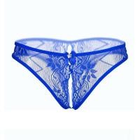 ราคา พร้อมส่ง Black Sexy Open Lace Panty กางเกงในผ้าลูกไม้ซีทรูสีดำเปิดเป้า เซ็กซี่ที่สุดในสามโลก (2728246846)