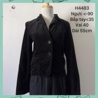 ราคา [2hand Jacket/Blazer] H4483 เสื้อแจ็คเก็ตญี่ปุ่นแขนยาวย้อนยุควินเทจ oOTD BLAZER (27461126066)