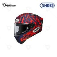 ราคา [ ผ่อนชำระบัตรเครดิต/Spaylater ] หมวกกันน็อคเต็มใบ SHOEI X-FIFTEEN MARQUEZ DAZZLE TC-10 RED/BLUE (24213438132)