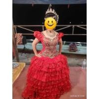 ราคา ชุดลิเก ชุดหมอลำ กระโปรงบาน ขายยกชุดพร้อมใส่ พร้อมเพชรและคริสตัล (25857926693)