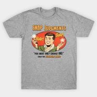 ราคา เสื้อยืด Vintage SNAP Judgments T-Shirt แท้ Cotton 100% หนาๆ ใส่เดินทาง การ์ตูน รัดรูป ใส่สบายๆ (44065138549)