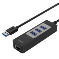 ราคา unitek USB3.0 3-Port Hub + Gigabit Ethernet Converter Model: Y-3045C (3312409937)