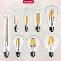 ราคา หลอดไฟ LED C35 A60 ST64 G80 G95 E14 E27 2W 4W 6W 8W สไตล์วินเทจ (สีวอร์มไวท์) (18780812051)