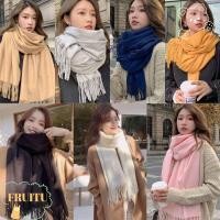 ราคา ผ้าพันคอแคชเมียร์คุณภาพดี กันลมในฤดูหนาว ออกแบบมาให้นุ่มและหนา (56252199390)