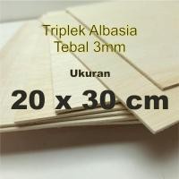 ราคา อัลบาเซีย ไม้อัด 3มม. 20x30 ซม (43076483041)