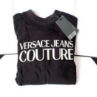 ราคา เสื้อแขนยาว VERSACE JEANS COUTURE sweater logo grey สีดำ มือ1 Sweatshirt เสื้อแขนยาว สเวตเตอร์ ของแท้ black LOGO สีเทา (29017364260)