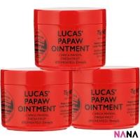 ราคา Lucas Papaw Ointment Bottle 75g x 3pcs บาล์มสารพัดประโยชน์แบบกระปุก 75 กรัม 3 ชิ้น (1344421499)