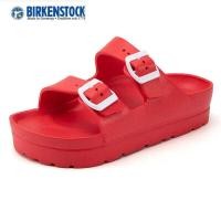 ราคา Soft Footbed BIRKENSTOCK_Arizona Natural EVA Women Regular Width Sandals In Red - 230174 (27502386378)