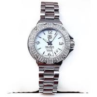 ราคา Used : Tag Heuer F1 Glamour 120 Diamonds Bezel White Dial **Ref: WAC1215 (2705897954)