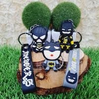 ราคา GANTUNGAN Batman พวงกุญแจสายยาง Batman Superhero พวงกุญแจสีดํายางสีเทา (42001847283)