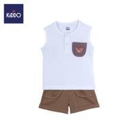 ราคา BSC KIDDO by Enfant ชุดเสื้อแขนกุด+กางเกงขาสั้น ปักน้องหมี สำหรับเด็ก 3-6 เดือน คอลเล็กชั่น Baby Bear สีน้ำตาล (40473067240)