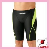 ราคา Ships from Japan. [Arena] Swim Brief AQUA STRIPE-D Masters SP Men's Black x L Yellow (BKYL) (48855315384)