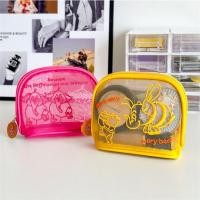 ราคา น่ารักปักสาวช้างตาข่ายแต่งหน้ากระเป๋ามินิถุงเก็บใสแบบพกพาแป้งกระเป๋า (25947908331)