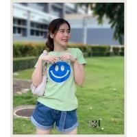 ราคา a21 เสื้อยืดสีเขียวมิ้น (9860926876)