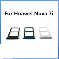 ราคา สําหรับ Huawei Nova 7i ใหม่ Original ซิมการ์ดผู้ถือถาดช่องใส่การ์ดสําหรับ Huawei Nova 7 i ซิมการ์ดผู้ถืออะไหล่ Nova7i (28866754853)