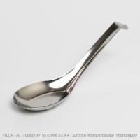 ราคา 2 ชิ้น ช้อนราเมนสเตนเลส ตราหัวม้าลาย ช้อนซุปสแตนเลส (1876412402)