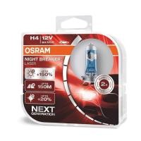 ราคา Osram H4 Night Breaker Laser Bulb - +150% ความสว่าง (57353591975)