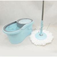 ราคา Tokoready Proclean ชุดไม้ถูพื้นหมุนอัตโนมัติ Spin Mop สีฟ้า + รีฟิล (42454770415)