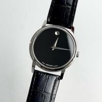 ราคา นาฬิกา Movado Men’s 2100002 Museum Black Dial (Sapphire Crystal) (28707431555)