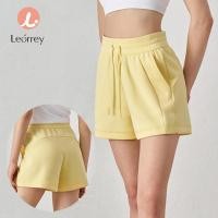 ราคา Leorrey-กางเกงขาสั้นออกกำลังกายทรงหลวมเชือกผูกเอวสูงสำหรับออกกำลังกาย โยคะ ฟิตเนส พร้อมกระเป๋า (40461181012)