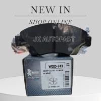 ราคา ผ้าดิสเบรคหน้า MUSASHI WDN-743 ใช้กับ HONDA CITY 1.5 E-VTEC, VTI 09 , HONDA JAZZ 1.5 E-VTEC 07-14(1ชุดมี4ชิ้น)/IEGKP (27731593692)