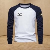 ราคา MIZUNO เสื้อเชิ้ตแขนยาวผู้ชายคอกลม แห้งไว และระบายอากาศดี (51954276073)