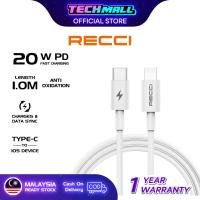 ราคา RECCI RS06CL PD20W Type-C ถึง iOS Device Cable 1M (40824501760)