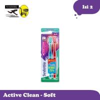 ราคา SYSTEMA Active Clean Soft แปรงสีฟัน แพ็ค 2 ชิ้น (29375953132)
