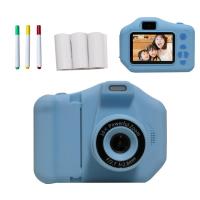 ราคา Saiel Kids Instant Print Camera Thermal Paper Toy Digital Photo Video Blue USB (41722498594)