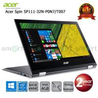 ราคา Acer Spin SP111-32N-P0N7/T007 (NX.GRMST.007) Pentium N4200/4GB/64GB eMMC/11.6/Win10 (Grey) (2251214301)