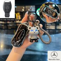 ราคา Mercedes Benz ฝาครอบกุญแจรถ Remote Key กรณี Mercedes Benz C260 สําหรับ Mercedes Benz A/B/C/S Class AMG GLA CLA GLC W176 W221 W204 W205 (28631139508)