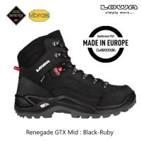 ราคา Lowa Renegade Gtx Mid รองเท้าบูทเดินป่าสูง 6 นิ้ว หนังนูบัค ซับใน GORE-TEX กันน้ำ พื้นรองเท้า VIBRAM ไม่ลื่น สวมเดินป่า (27102877639)