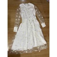 ราคา เดรสสีขาวฟรุ้งฟริ้ง ผ้ามุ้ง (13275643467)